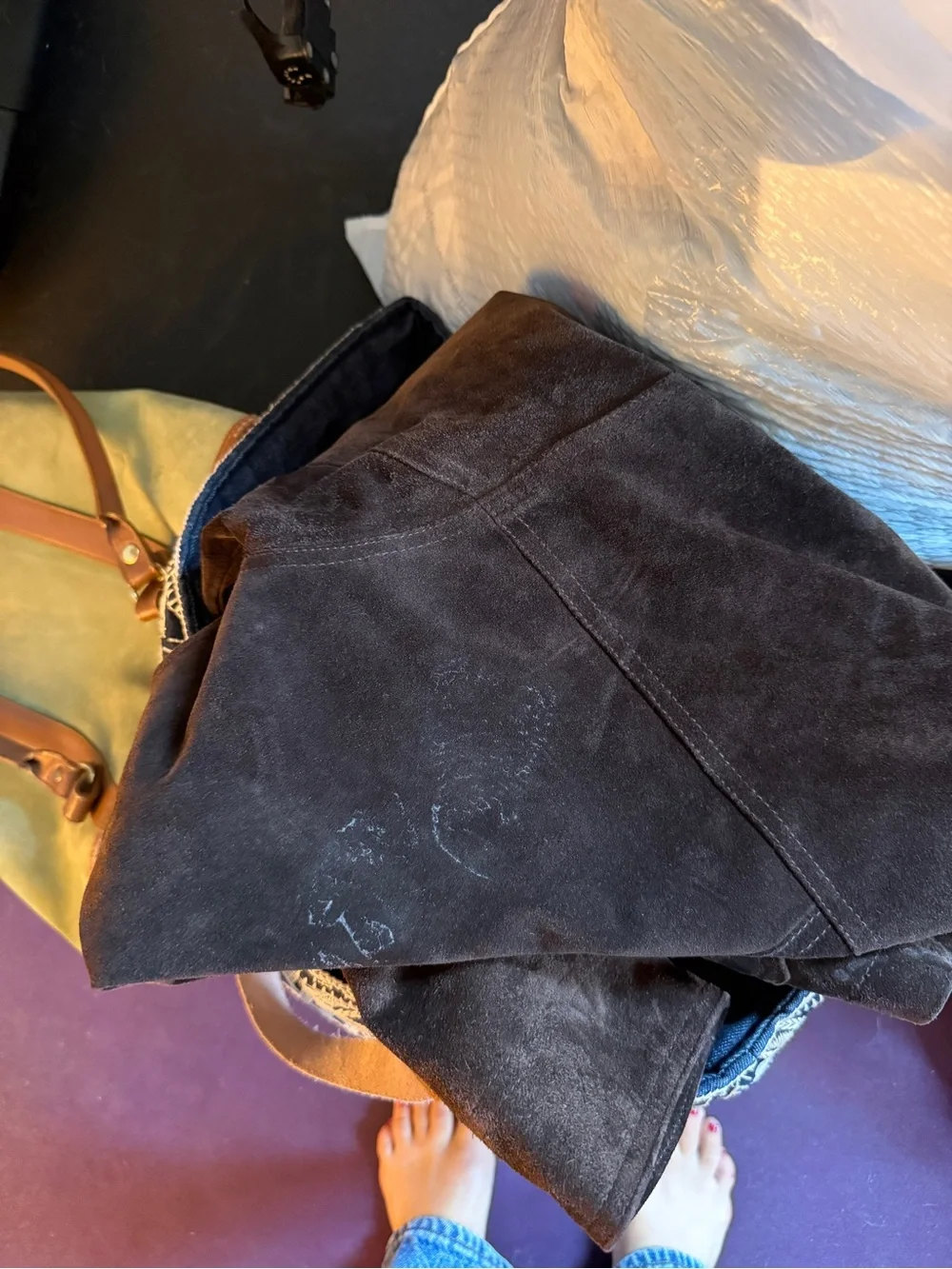 GAP suede shirt